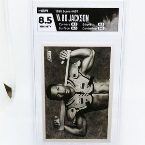 1990 Score BO JACKSON #697 HGA 8.5